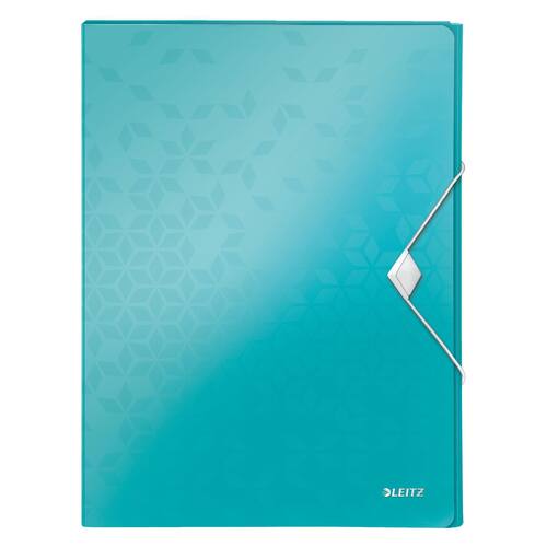Leitz Ablagebox WOW, Dokumentenbox, Heftbox, A4, PP, eisblau, 250x330x37mm, 1 Stück Artikelbild Secondary5 L