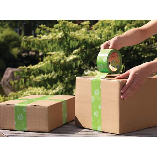 tesa® PP-Klebeband tesapack® Eco&Strong, grün, 50mm, Nr.58156, Recycling, 1 Rolle Artikelbild Secondary2 L