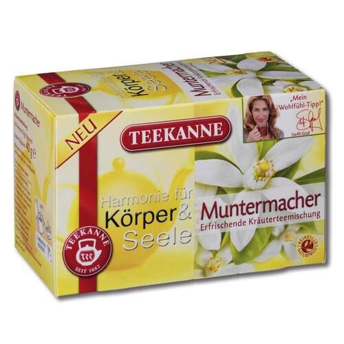 Teekanne Wellness-Tee Frisch & Munter Kräutertee, aromaversiegelt, 20 Beutel, 1 Packung Artikelbild