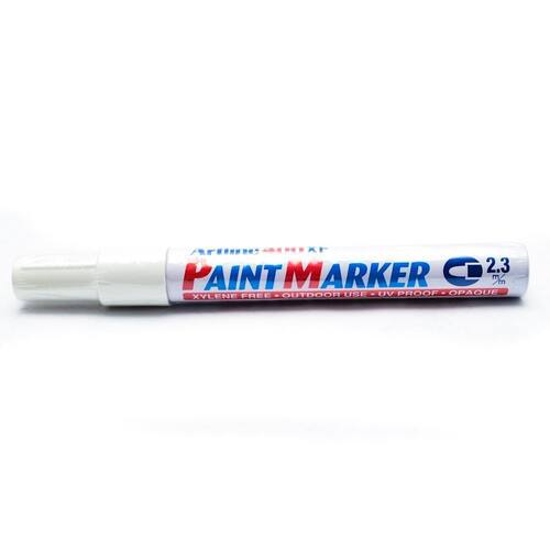Artline Märkpenna Rund 400XF Paint vit produktfoto Secondary1 L
