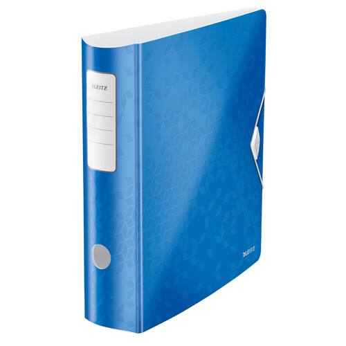 Leitz Qualitäts-Ordner WOW, Polyfoam, A4, 82mm, blau metallic, 82x318x312mm, 1 Stück Artikelbild