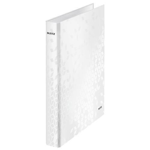 Leitz laminiertes Ringbuch WOW, 2-Ringe, 40 mm, perlweiß, 1 Stück Artikelbild