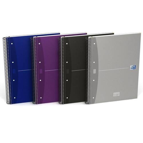 Oxford Collegeblock European Book, Spiralblock, Notizblock, A4+, 120 Blatt, liniert, 1 Stück Artikelbild Secondary3 L