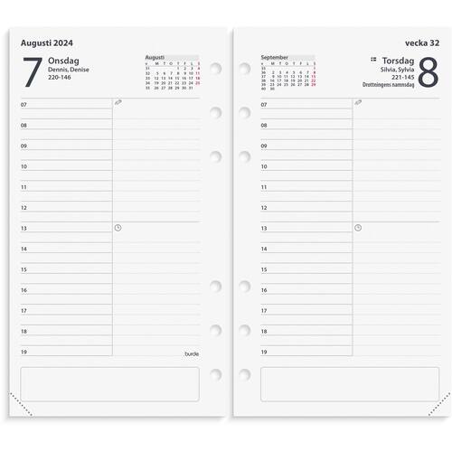 Burde Regent Agenda kalendersats - 4602 produktfoto Secondary1 L