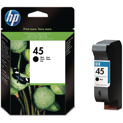 HP Original Tintenpatronen HP 45, 51645AE, Schwarz Artikelbild