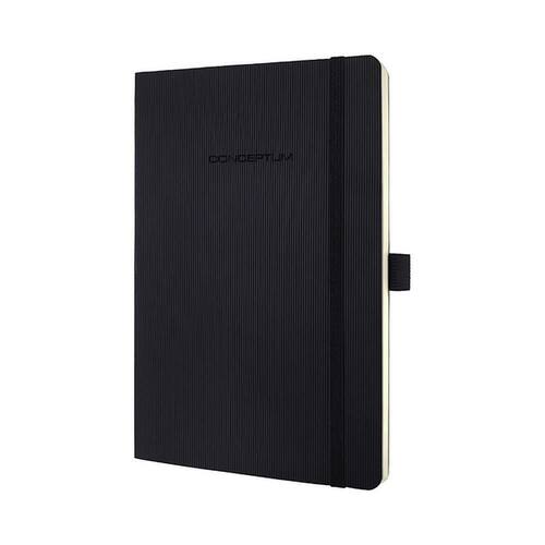 sigel Notizbuch Conceptum, Softcover schwarz, 187x270x14mm, liniert, 1 Stück Artikelbild