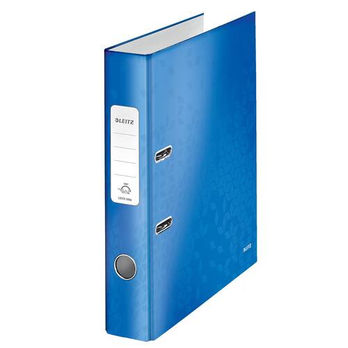 Leitz Ordner WOW schmal, 180 Grad, blau, A4, 52mm, 1 Stück Artikelbild