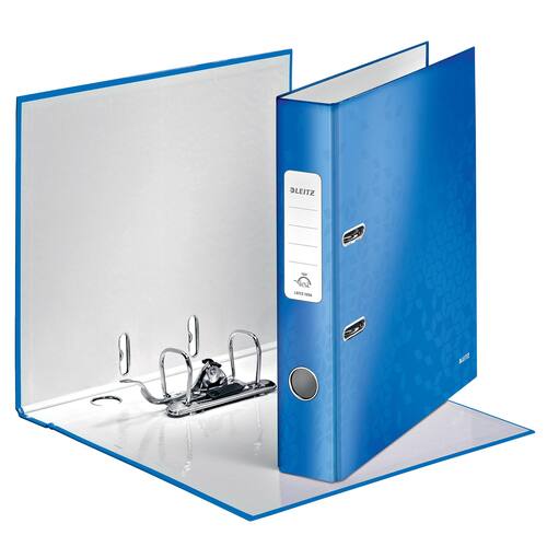 Leitz Ordner WOW schmal, 180 Grad, blau, A4, 52mm, 1 Stück Artikelbild Secondary6 L