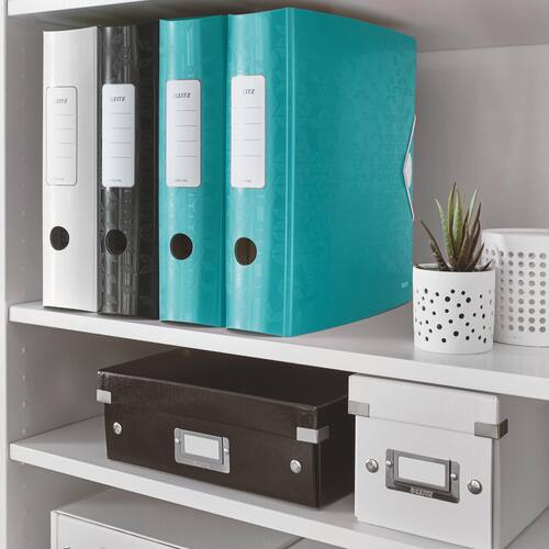 Leitz Qualitäts-Ordner WOW, Polyfoam, A4, 82mm, eisblau, 82x318x312mm, 1 Stück Artikelbild Secondary5 L