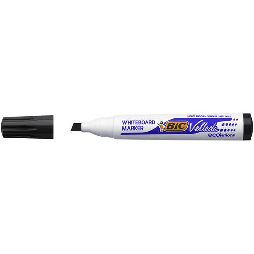 BiC Velleda Velleda Whiteboard Marker ECOlutions 1751, Keilspitze, 3,7-5,5mm, schwarz, 1 Stück Artikelbild Secondary1 L