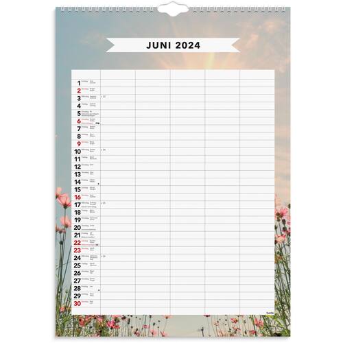Burde Familjekalender Modern - 1744 produktfoto Secondary1 L