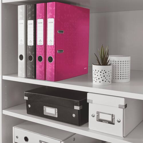 Leitz Ordner WOW schmal, 180 Grad, pink, A4, 52mm, 1 Stück Artikelbild Secondary5 L