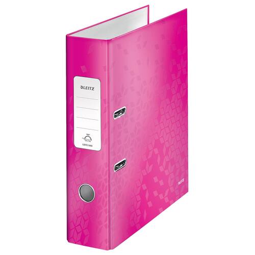 Leitz Ordner WOW A4 180°,  80mm, rosa Artikelbild