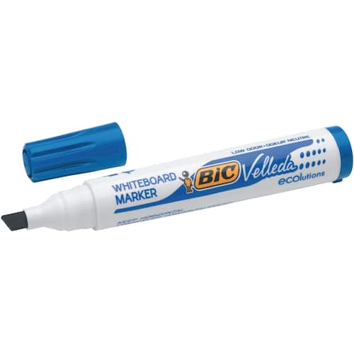 BIC® Velleda® 1751 Whiteboard-Marker, Keilspitze, blau, 1 Stück Artikelbild Secondary1 L