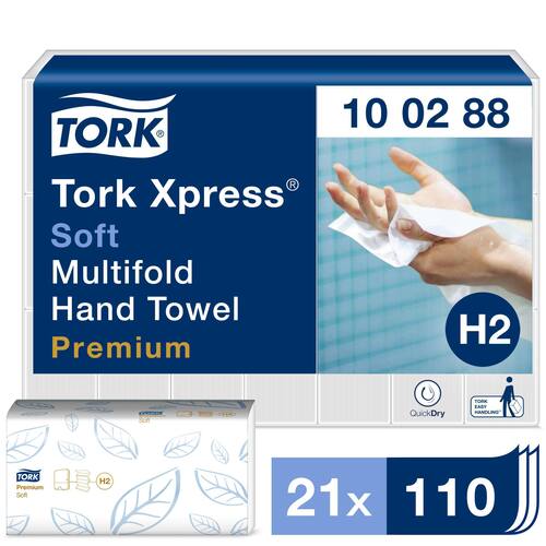 Tork Premium Handtuch H2 Interfold, weich Artikelbild