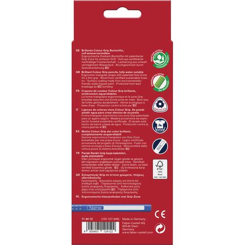 Faber-Castell Farbstifte Colour Grip 1124, sortiert 12er Artikelbild Secondary1 L