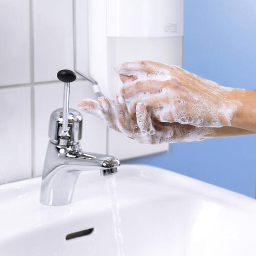 Tork Seifencreme Premium, Flüssigseife, Mild, Nachfüllung, parfümiert, 1 Liter, 1 Flasche Artikelbild Secondary1 L