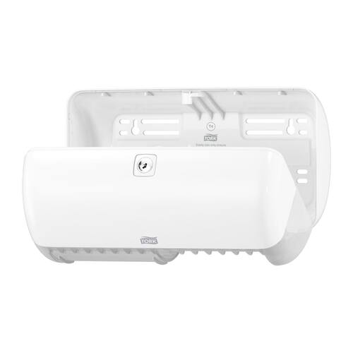 Tork Toilettenpapier-Spender T4 für Kleinrollen, Weiß Artikelbild Secondary2 L