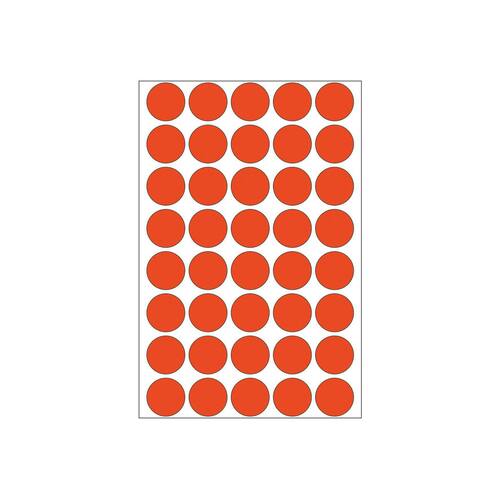 Herma Markierungspunkte, rund, rot, 19mm, 1280 Stück Artikelbild Secondary2 L