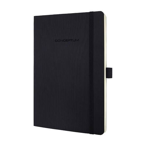 sigel Notizbuch Conceptum, Softcover schwarz, 187x270x14mm, kariert, 1 Stück Artikelbild