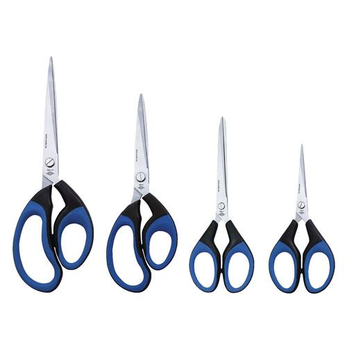 WEDO Universalschere mit Soft Cut, Schere, blau/schwarz, 18cm, für Rechts- und Links-Händer, 1 Stück Artikelbild