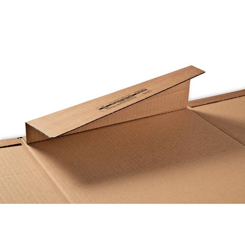 ColomPac Ordnerversandverpackung mit Haftklebeverschluss und Aufreißfaden, für Ordner mit 35-80mm Rückenbreite, 320x290x35-80mm, Braun, 20 Stück Artikelbild Secondary3 L