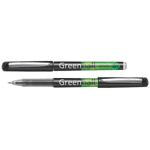 Pilot Begreen Bläckkulpenna, Begreen Greenball, tunn spets på 0,7 mm, svart produktfoto Secondary1 L
