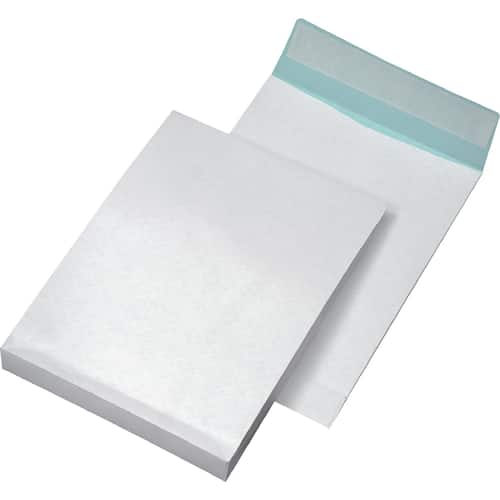 MAILmedia® Versandtasche fadenverstärkt mit Falte und Stehboden, C4, weiß, 100 Stück Artikelbild Secondary1 L