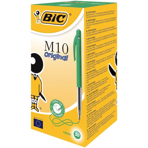 BIC® Kugelschreiber M10 clic M, grün Artikelbild Secondary1 L