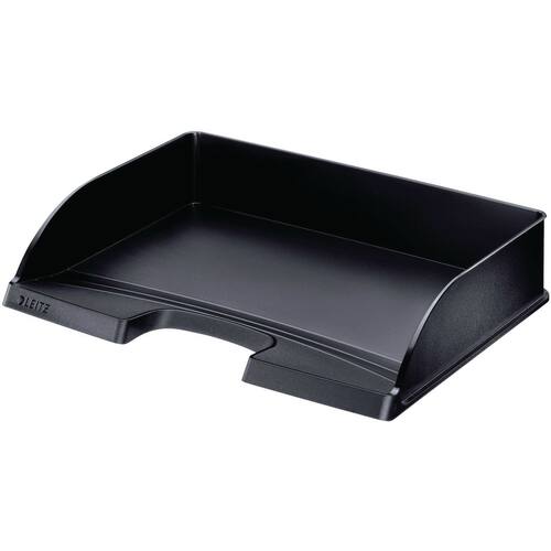 Leitz Briefkorb Plus 5218, Ablagekorb, A4 quer, Schwarz, 1 Stück Artikelbild