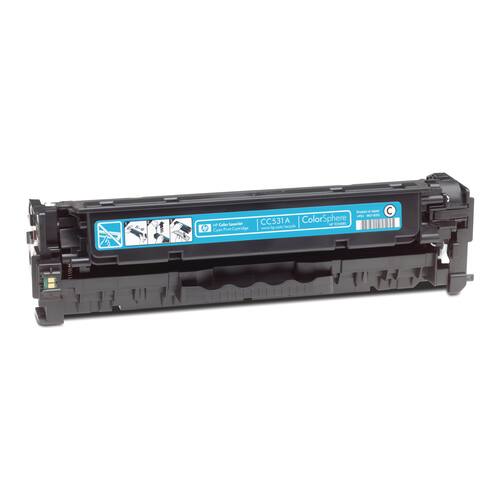 HP Original Toner, HP 304A, CC531A, Cyan Artikelbild Secondary1 L