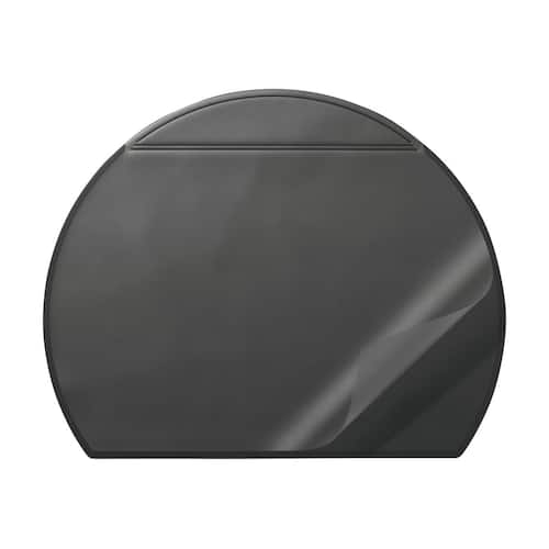Durable Skrivbordsunderlägg, genomskinligt överdrag, 650 x 520 mm, svart produktfoto Secondary1 L
