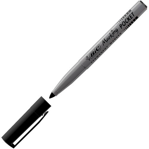 BIC® ECOlutions Marking Pocket 1445 Permanentmarker, schwarz, Rundspitze, 1 Stück Artikelbild