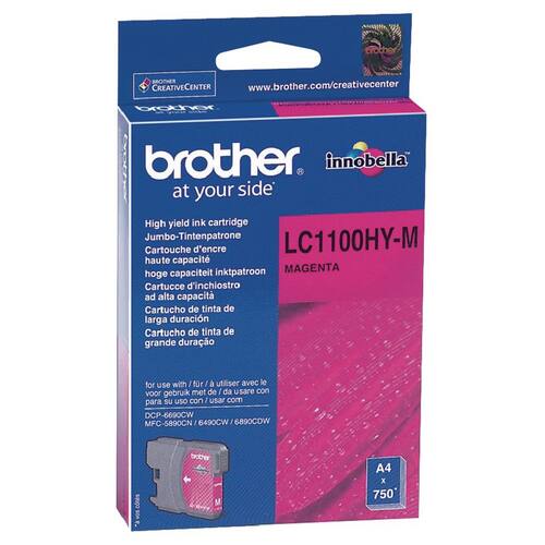 Brother Original Tintenpatrone LC-1100HYM, Magenta Artikelbild