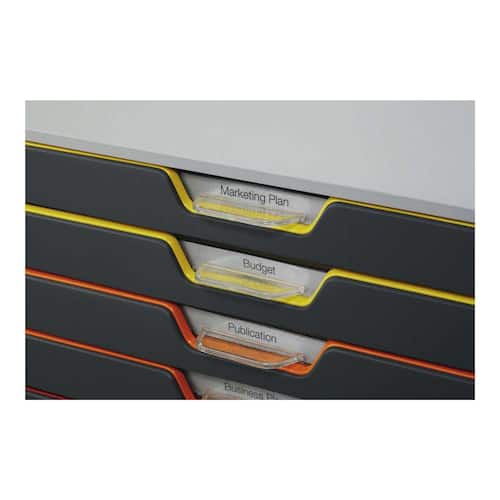 Durable Schubladenbox Varicolor, 10 Schubladen, grau Artikelbild Secondary3 L