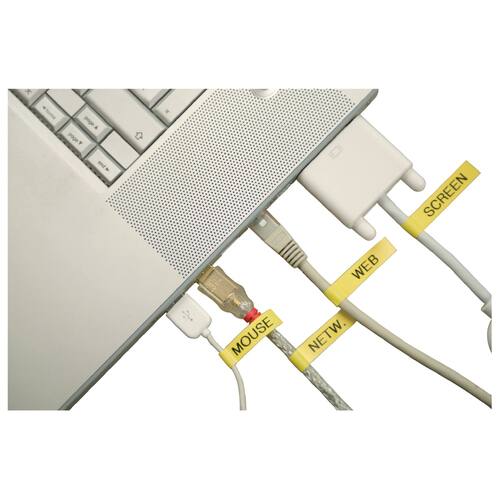 Brother Schriftband für P-Touch, 6 mm, Gelb/Schwarz - TZE-611 Artikelbild Secondary1 L