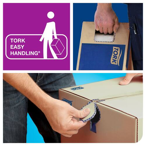 Tork Handtuchrollen Advanced H1, Papierhandtücher auf Rolle, Handtücher, 290076, 2-lagig, weiß, 150 m, 6 Rollen Artikelbild Secondary5 L