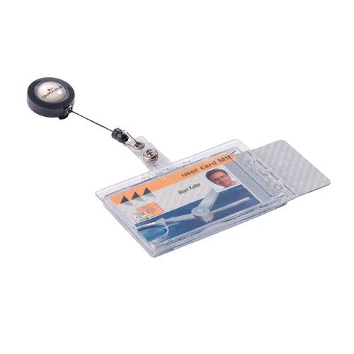 Durable Hartbox-Hülle für 2 Ausweise, 54x90 mm, 10 Stück Artikelbild Secondary2 L