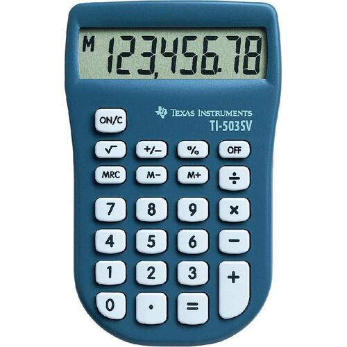 TEXAS INSTRUMENTS Rechner TI-503SV, 8-stellig Artikelbild Secondary1 L