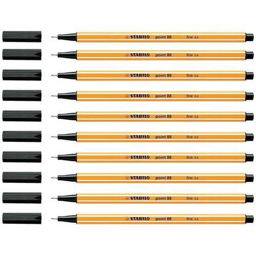STABILO Fineliner Point 88®, Tintenfeinschreiber, schwarz, 1 Stück Artikelbild Secondary1 L