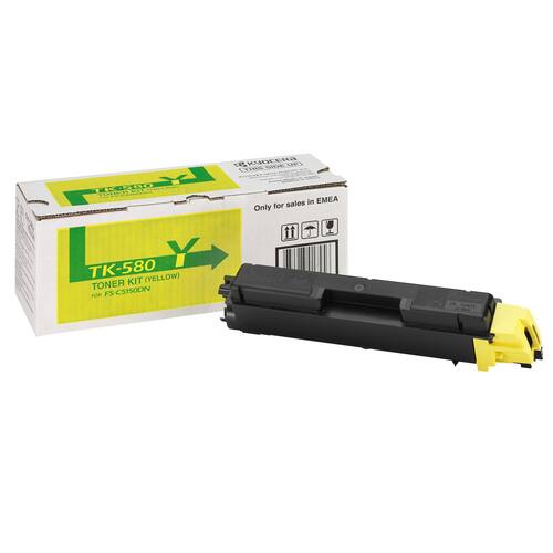 KYOCERA Toner, 580Y, gul, 1T02KTANL0 produktfoto