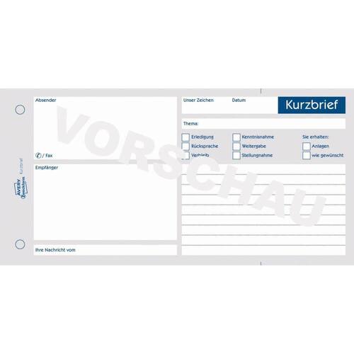 Avery Formularbuch Kurzbrief, 1020, 1/3 A4 Artikelbild Secondary1 L