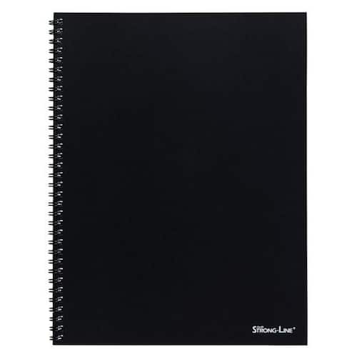 Bantex Kollegieblock A4 PP linjerat svart produktfoto Secondary1 L