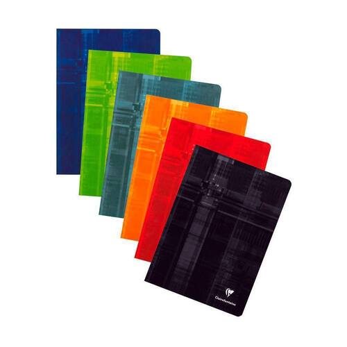 Clairefontaine Geschäftsbuch, kariert, A5, 90 g/m², Einbandfarbe: sortiert, 48 Blatt Artikelbild Secondary1 L