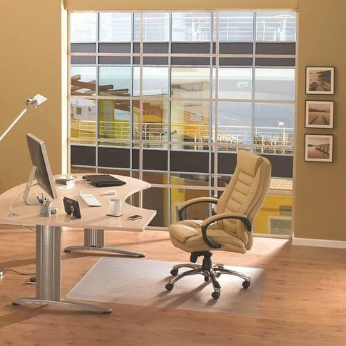 Floortex Cleartex® Cleartex Advantagemat Schutzmatte, Bodenmatte, Bodenschutzmatte, PVC, 150x120cm, transparent, für harte Böden, 1 Stück Artikelbild Secondary1 L