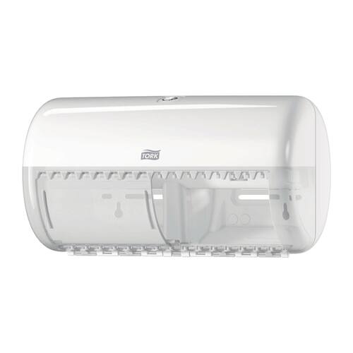 Tork Toilettenpapier-Spender T4 für Kleinrollen, Weiß Artikelbild Secondary1 L