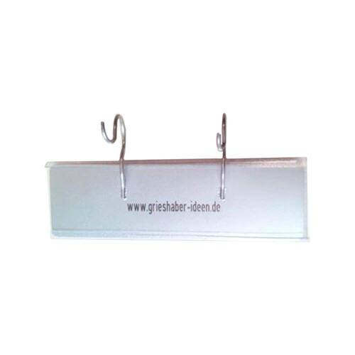 GRIESHABER Beschriftungsschilder, 4 zeilig, silber, 68 x 20mm, 1 Stück Artikelbild Secondary1 L