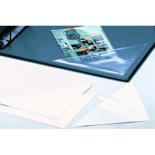 Durable Selbstklebetaschen Cornerfix, Klebeecken, Einsteckecken, selbstklebend, transparent, 75mm, 100 Stück Artikelbild Secondary1 L