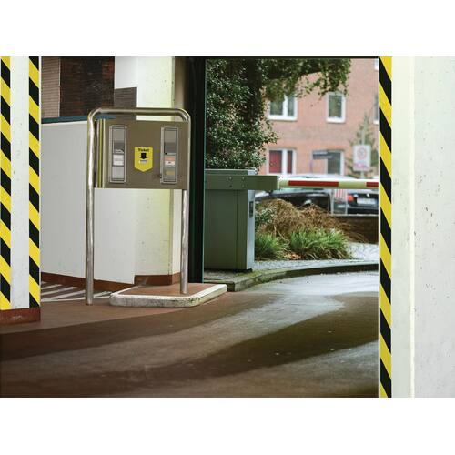 tesa® Markierungsklebeband, Warnklebeband, PP, 50mmx66m, schwarz/gelb, 1 Stück Artikelbild Secondary1 L
