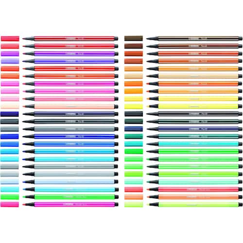STABILO Pen 68 Faserschreiber, Filzstift, Fasermaler, dunkelgrau, 1mm, 1 Stück Artikelbild Secondary1 L